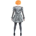 Grey-Red-White - Side - IT Chapter Two Womens-Ladies Pennywise Costume Set