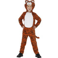 Orange-Black-White - Back - Smiffys Childrens-Kids Tiger Costume