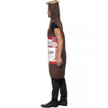 Brown-Red-White - Side - Smiffys Unisex Adult Studmeister Beer Bottle Costume