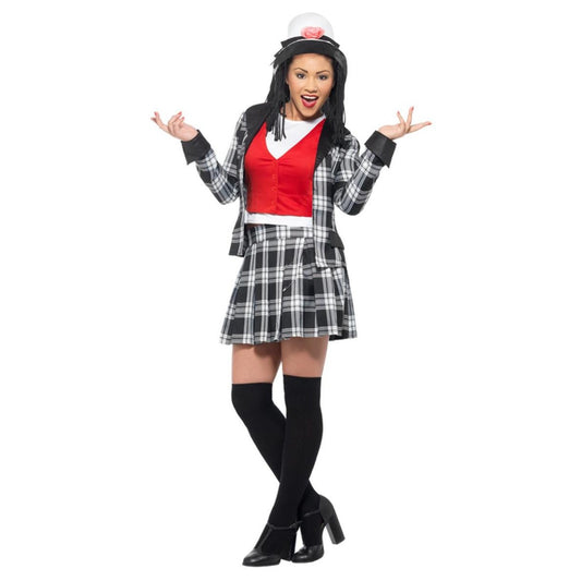 Black-White - Front - Clueless Womens-Ladies Dionne Halloween Costume