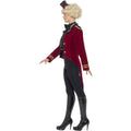 Red-Black - Lifestyle - Smiffys Womens-Ladies Ringmaster Costume Set