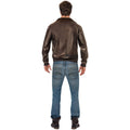 Brown - Side - Top Gun Unisex Adult Costume Jacket