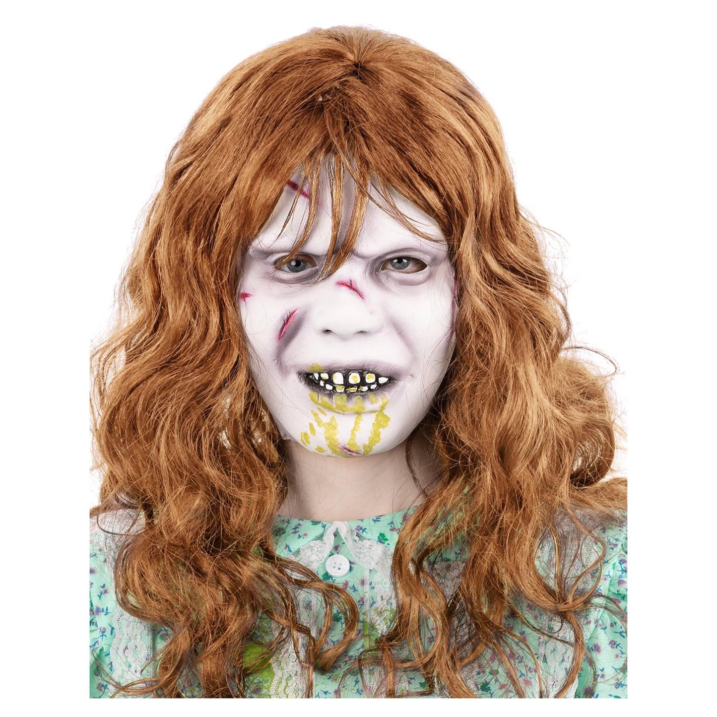Peach - Back - The Exorcist Unisex Adult Regan Mask