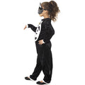 Black-White - Side - Smiffys Girls Cat Costume Set