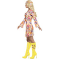 Multicoloured - Lifestyle - Smiffys Womens-Ladies Hippie Flowers Costume Set