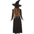 Black - Side - Smiffys Girls Wicked Witch Costume Set