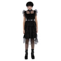 Black - Front - Smiffys Girls Gothic Prom Costume Dress
