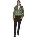 Green - Back - Top Gun: Maverick Mens Costume Jacket