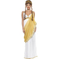 White-Gold - Back - Smiffys Womens-Ladies Helen of Troy Costume Set