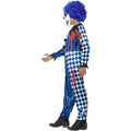 Blue-White-Black - Lifestyle - Smiffys Childrens-Kids Deluxe Sinister Clown Costume Set