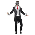 Grey-Black - Front - Smiffys Unisex Adult Deluxe Big Bad Wolf Costume Set