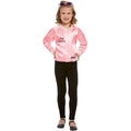 Pink - Back - Grease Childrens-Kids Pink Ladies Jacket