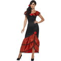Black-Red - Back - Smiffys Womens-Ladies Senorita Flamenco Costume