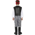 White-Black - Side - Smiffys Childrens-Kids Pirate Costume Set