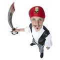 White-Black - Lifestyle - Smiffys Childrens-Kids Pirate Costume Set