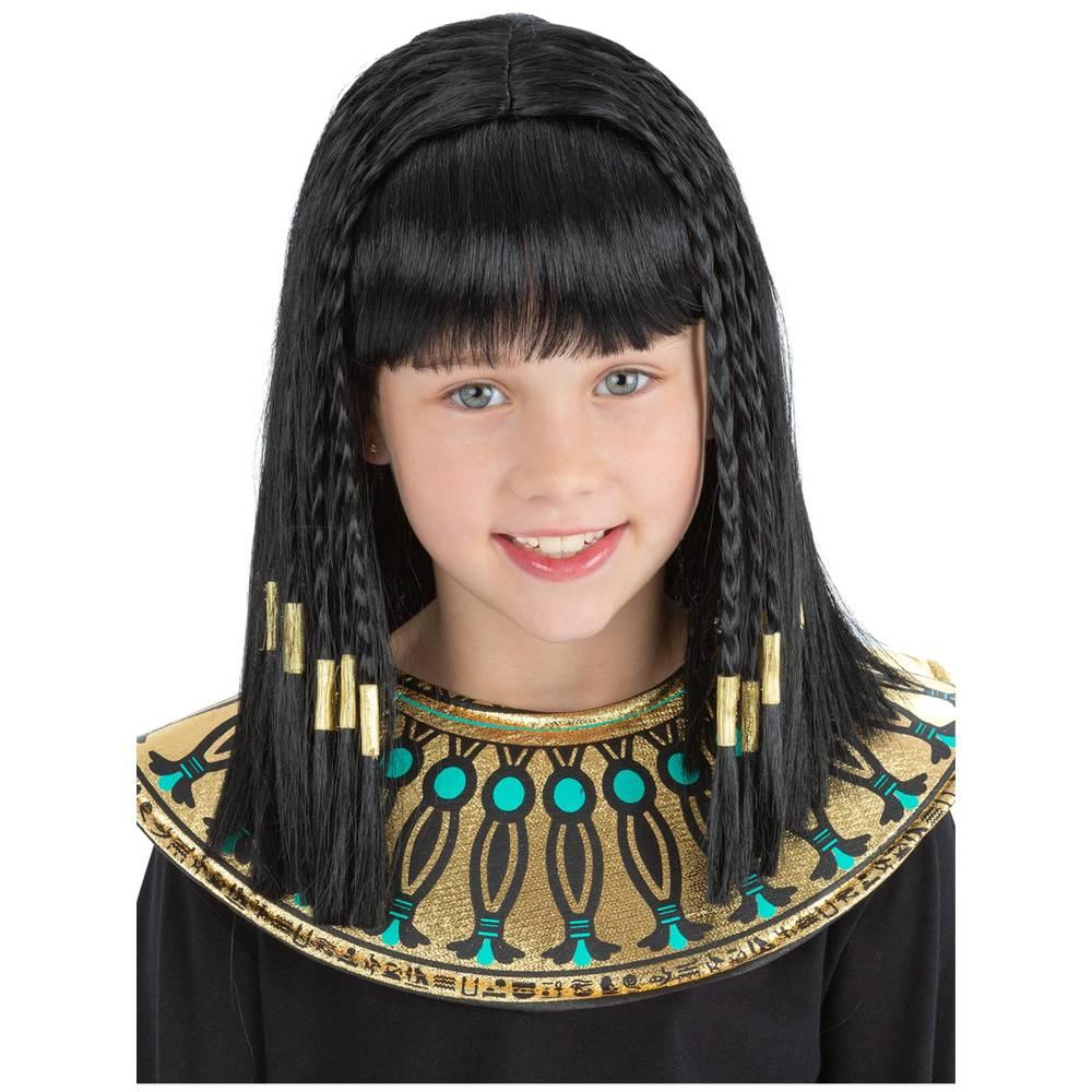Black - Back - Smiffys Girls Cleopatra Wig