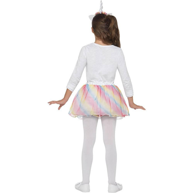 Multicoloured - Side - Smiffys Girls Unicorn Costume Set