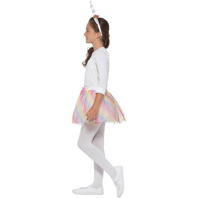 Multicoloured - Lifestyle - Smiffys Girls Unicorn Costume Set