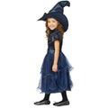 Blue - Lifestyle - Smiffys Girls Deluxe Midnight Witch Costume