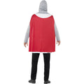 White-Red-Silver - Side - Smiffys Mens Economy Knight Costume Set