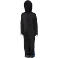Black-Blue - Side - Smiffys Childrens-Kids Midnight Skeleton Reaper Costume