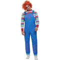 Blue - Back - Chucky Mens Costume Set
