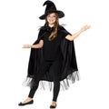 Black - Back - Smiffys Childrens-Kids Witch Sparkly Costume Accessory Set