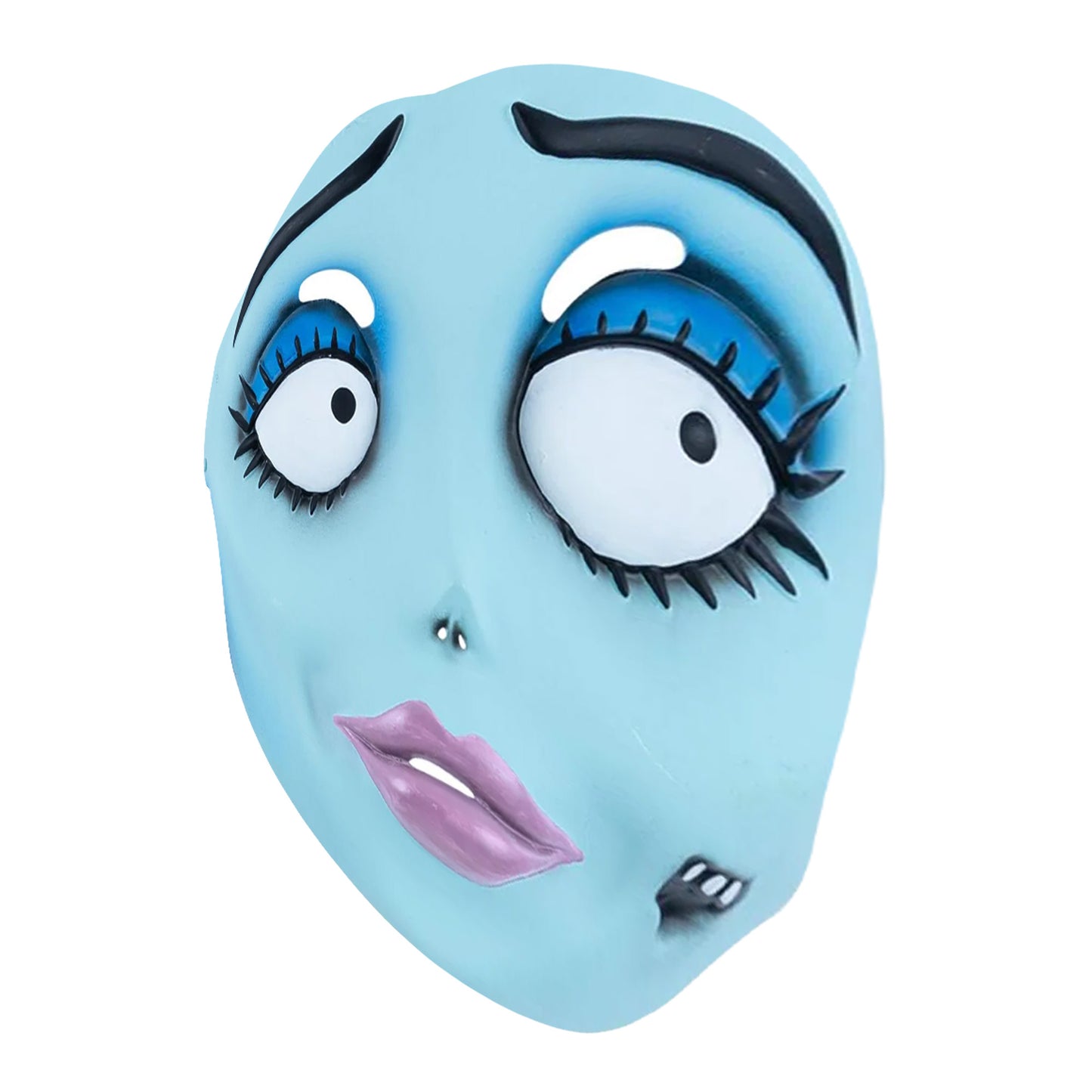 Blue - Side - Corpse Bride Womens-Ladies Emily Mask