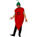Red-Green - Front - Smiffys Unisex Adult Hot Chili Pepper Costume