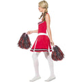 Red-White - Lifestyle - Smiffys Womens-Ladies Cheerleader Costume