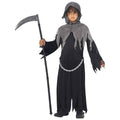 Black - Back - Smiffys Childrens-Kids Grim Reaper Halloween Costume