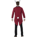 Red-Black-White - Side - Smiffys Mens Deluxe Rabbit Costume Set