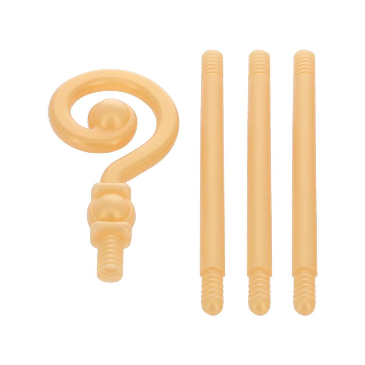 Gold - Side - Smiffys Extendable Crozier Prop (Pack of 4)