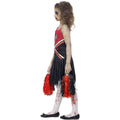 Red-Black - Lifestyle - Smiffys Girls Zombie Cheerleader Costume Set