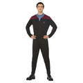Black - Front - Star Trek Mens Voyager Command Uniform Costume Set