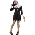 Black-White - Back - Smiffys Womens-Ladies Zombie Sister Costume