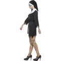 Black-White - Lifestyle - Smiffys Womens-Ladies Zombie Sister Costume