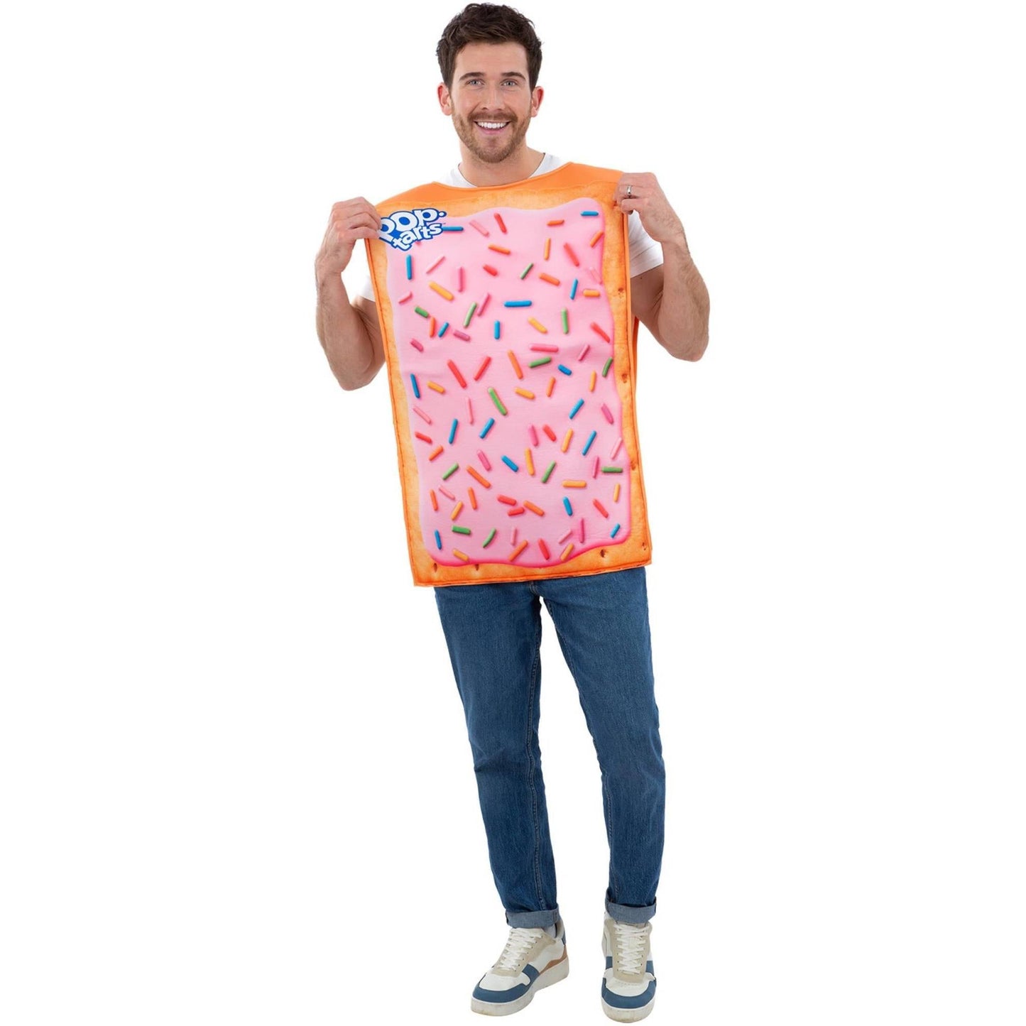 Multicoloured - Lifestyle - Pop Tarts Unisex Adult Strawberry Milkshake Costume