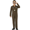 Green - Lifestyle - Top Gun: Maverick Boys Aviator Costume Jumpsuit