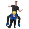 Black-Blue-White - Front - Smiffys Unisex Adult President Piggy Back Costume