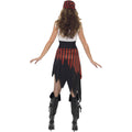 Black-White-Red - Side - Smiffys Womens-Ladies Pirate Wench Costume