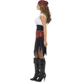 Black-White-Red - Lifestyle - Smiffys Womens-Ladies Pirate Wench Costume