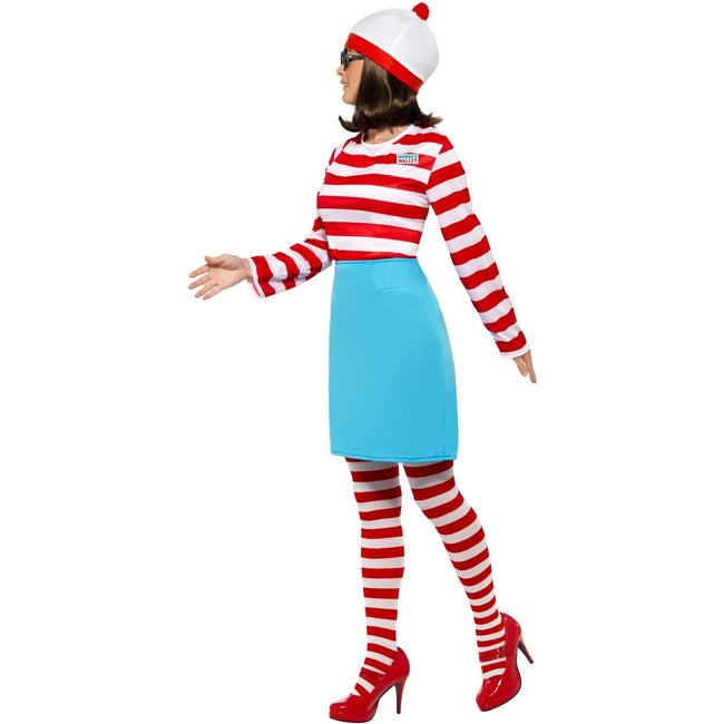 White-Red-Blue - Lifestyle - Wheres Wally? Womens-Ladies Wenda Costume Set
