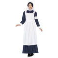 White - Front - Smiffys Womens-Ladies Great War Nurse Costume Set