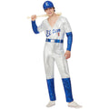 Blue-Silver - Back - Elton John Mens Deluxe Sequin Costume Set