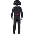 Black - Side - Smiffys Mens Deluxe Senor Bones Day Of The Dead Costume Set
