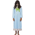 Blue - Back - Smiffys Womens-Ladies Possessed Girl Costume Dress