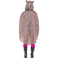 White-Black-Brown - Back - Smiffys Unisex Adult Leopard Print Party Poncho
