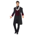 Black - Lifestyle - Fever Mens Gothic Vampire Costume Set
