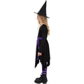 Black-Purple - Lifestyle - Smiffys Girls Practical Spell Witch Costume Set